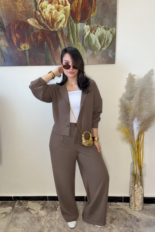 Soft Flow Set Brown
